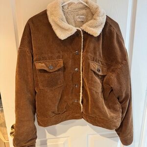 Brown corduroy jacket
